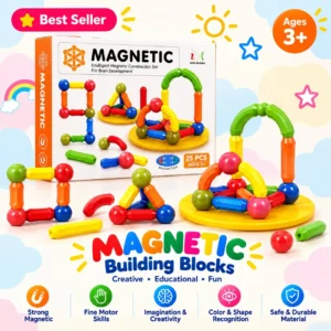 25 pieces magnetic building blocks for kids